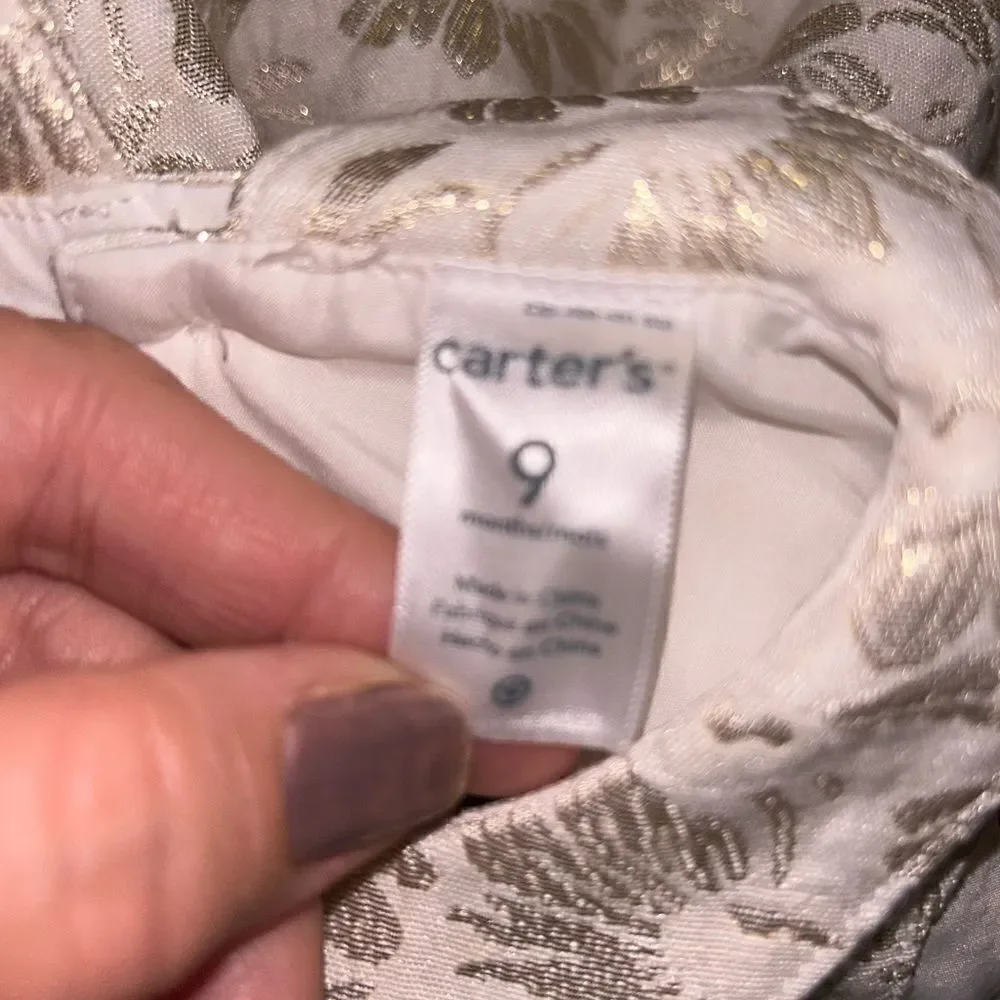 Girls Carters floral dress size 9 months